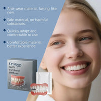 Comfortable Silicone Temporary Denture Kit for Natural Smile