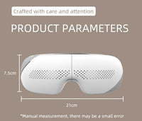 Portable Heated Eye Massager with Bluetooth for Stress Relief