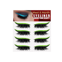 Reusable Self-Adhesive Eyeliner and Eyelash Stickers