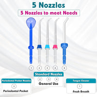 Electric Dental Water Flosser with 800ML Tank