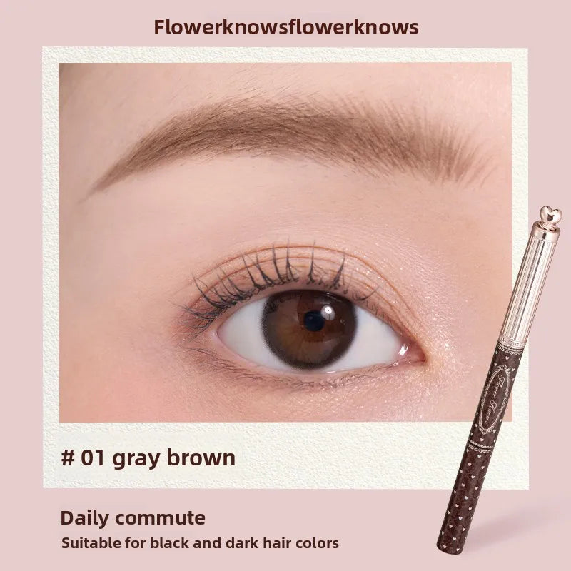 Dual-Ended Waterproof Eyebrow Pencil and Gel for Defined Brows - 28