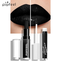 Long-Lasting Matte Black Liquid Lipstick