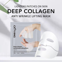 Collagen Split Facial Sheet Mask for Deep Hydration & Firming