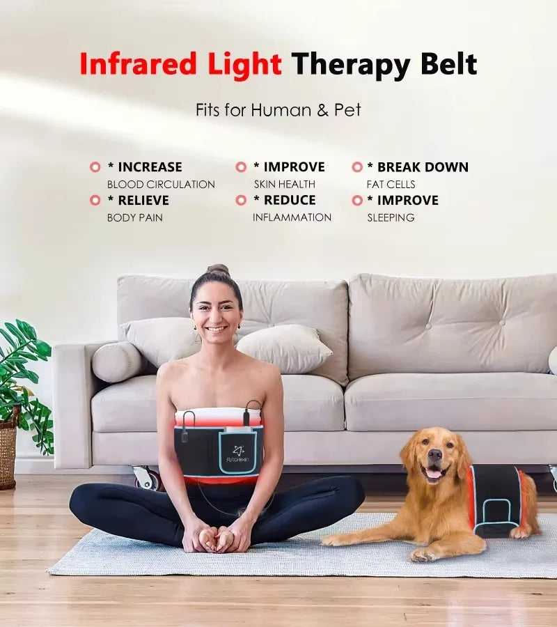 Red Light Therapy Belt for Targeted Pain Relief and Recovery - 10