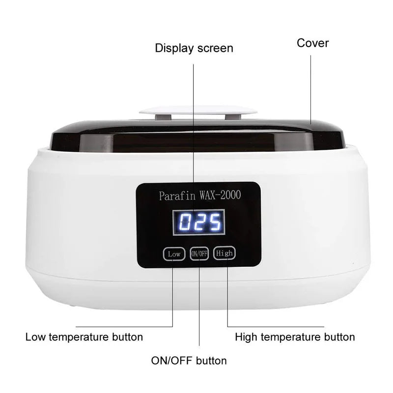 Professional Paraffin Wax Bath Warmer for Hands and Feet Spa - 4