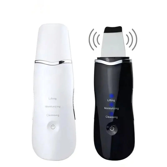 3-in-1 Ultrasonic Facial Skin Scrubber and Pore Cleaner