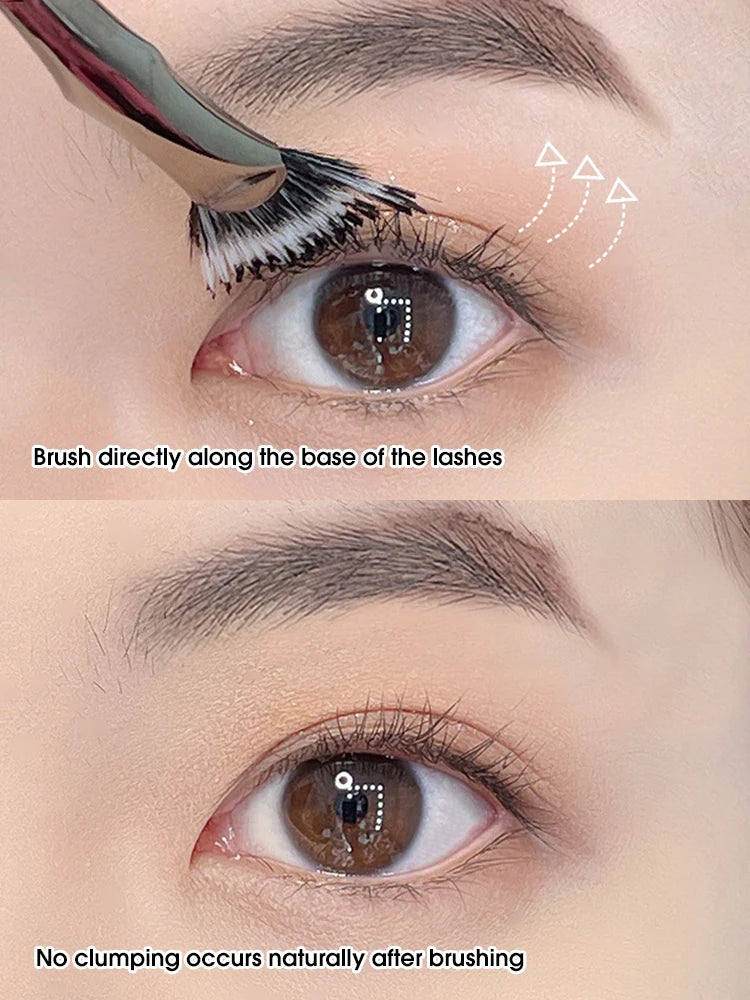 Fan Mascara Brush for Precise Eyelash Application - 4