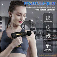 Portable Mini Percussion Massage Gun for Deep Tissue Muscle Relief