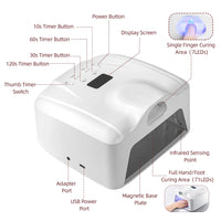 Professional Dual-Mode Gel Nail Curing Lamp with Auto-Sensor