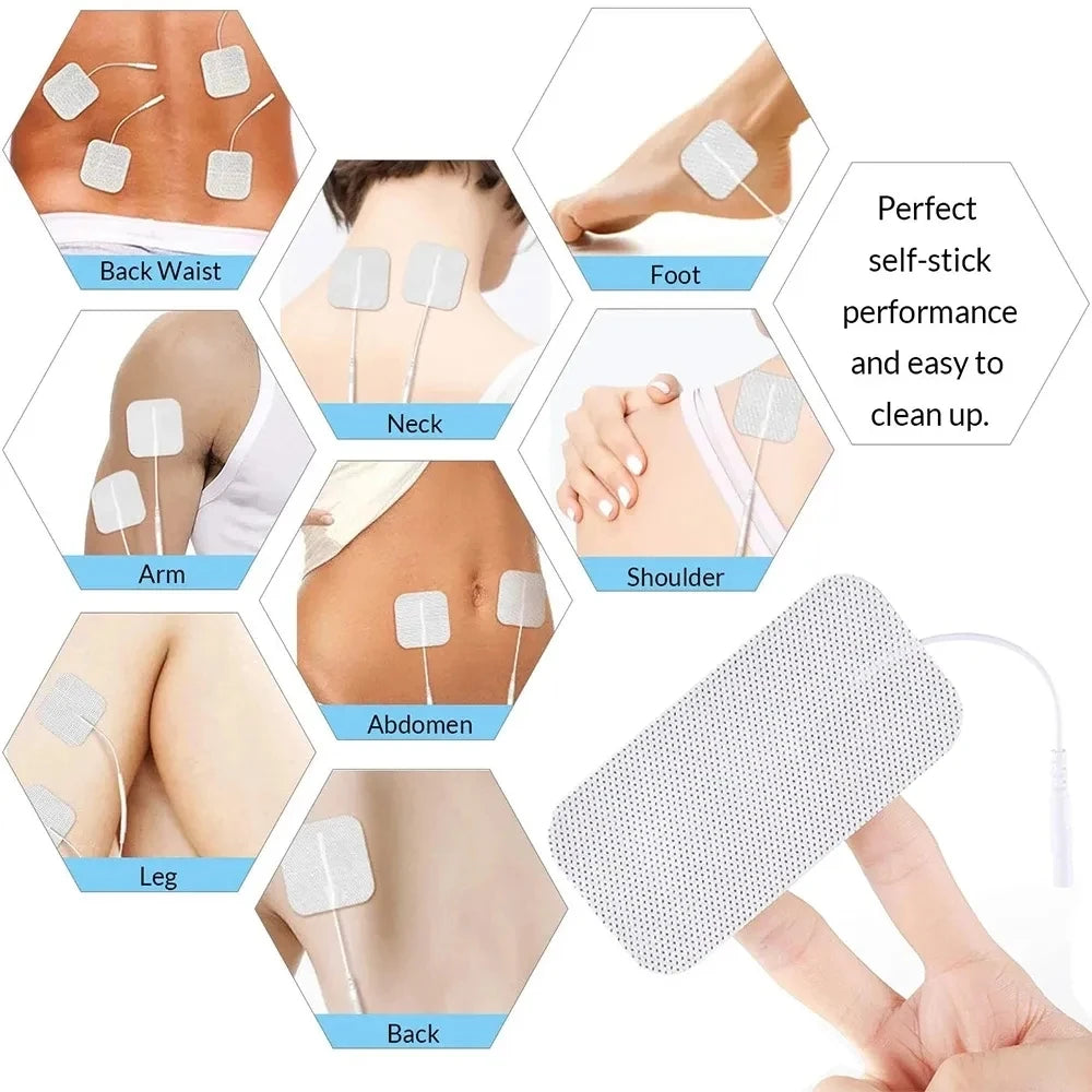 Replacement TENS and EMS Electrode Pads for Muscle Relief - 3