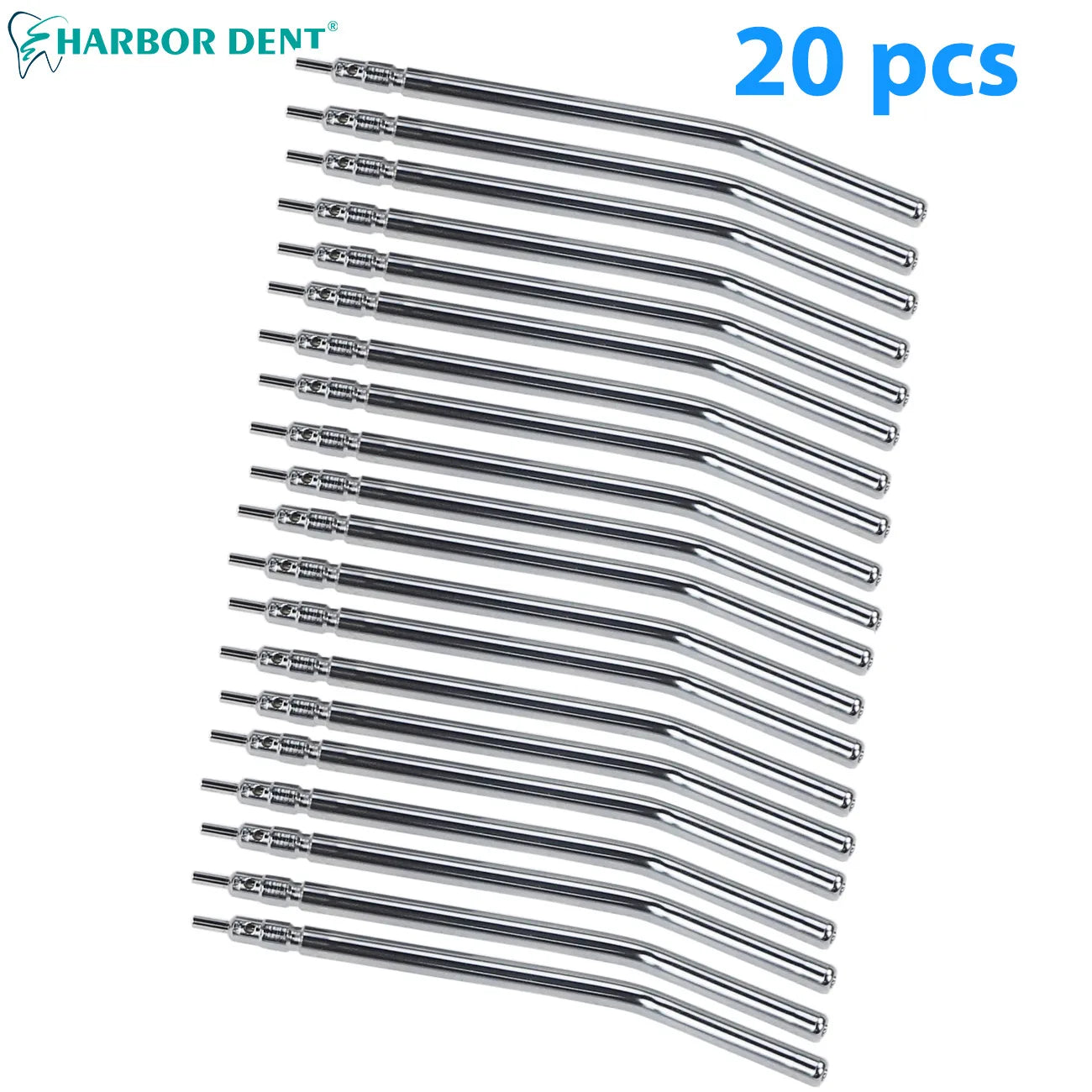 Stainless Steel Dental 3-Way Syringe Tips - 8