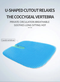 Honeycomb Gel Orthopedic Seat Cushion for Pressure Relief