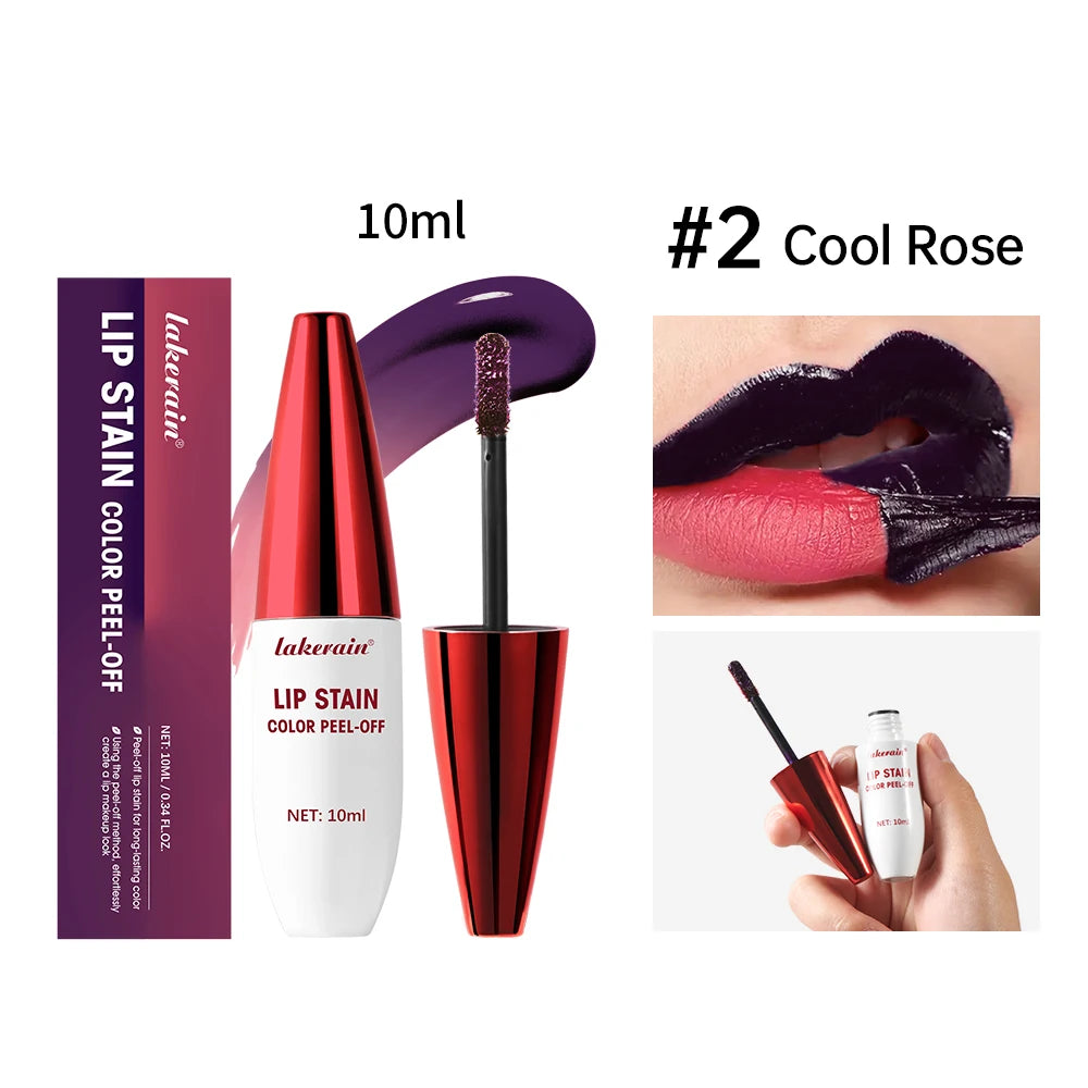 Waterproof Peel-Off Lip Stain for Long-Lasting Color - 35