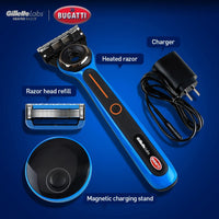 Premium Heated Shaving Razor with Magnetic Charging Stand