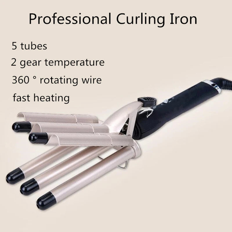 Triple Barrel Ceramic Hair Waver for Beachy Waves - 2
