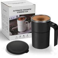 Self-Stirring Coffee Mug with Digital Temperature Display