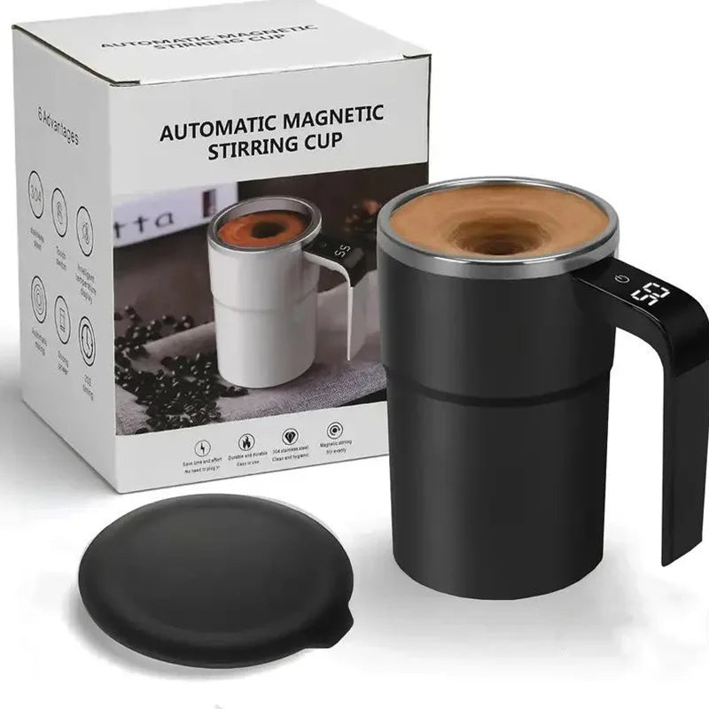 Self-Stirring Coffee Mug with Digital Temperature Display - 12