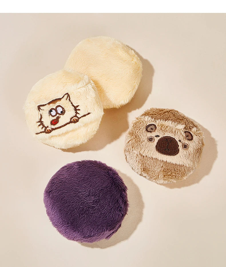 Cute Plush Cosmetic Powder Puff for Flawless Makeup Application - 21
