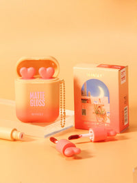 Velvet Matte Liquid Lipstick Set in Portable Charging Case