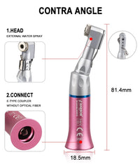 4-Piece Dental Handpiece Kit with Air Motor