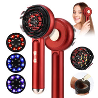 Electric Scalp Massage Comb with Red Light & Liquid Applicator