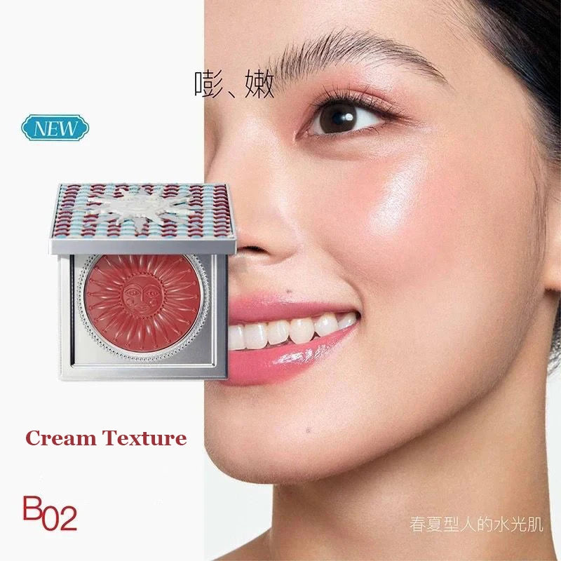 Emotional Shimmer Pressed Powder Blush for Natural Radiant Glow - 27