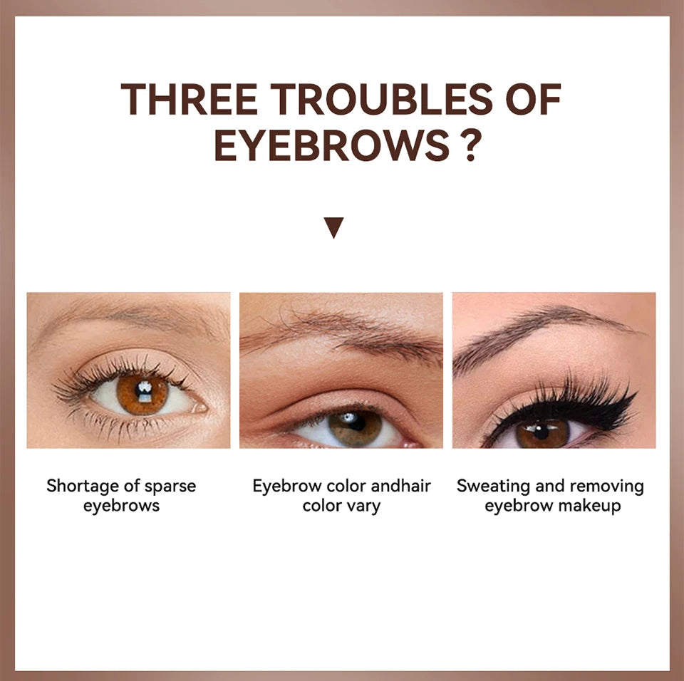 Waterproof Long-Lasting Eyebrow Tint Gel Set - 8