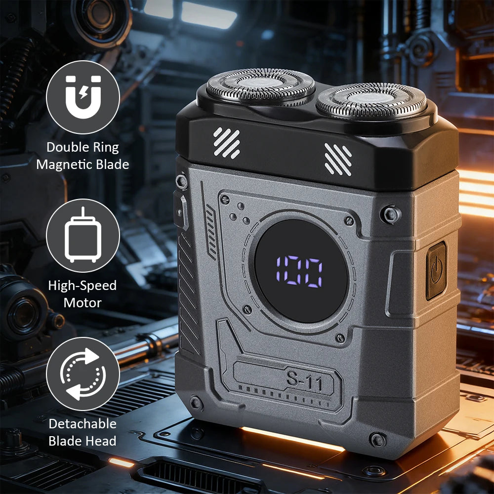Portable Waterproof Electric Shaver for Men - 19