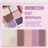 6-Color Matte and Shimmer Eyeshadow Palette