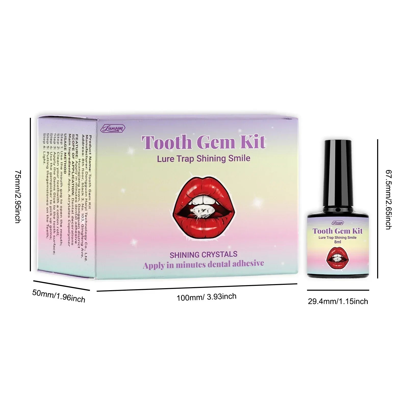 Professional DIY Tooth Gem Application Kit - 6