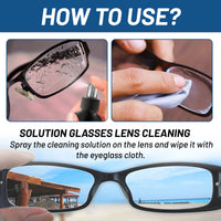 Anti-Scratch Lens Cleaning Spray for Glasses and Optics