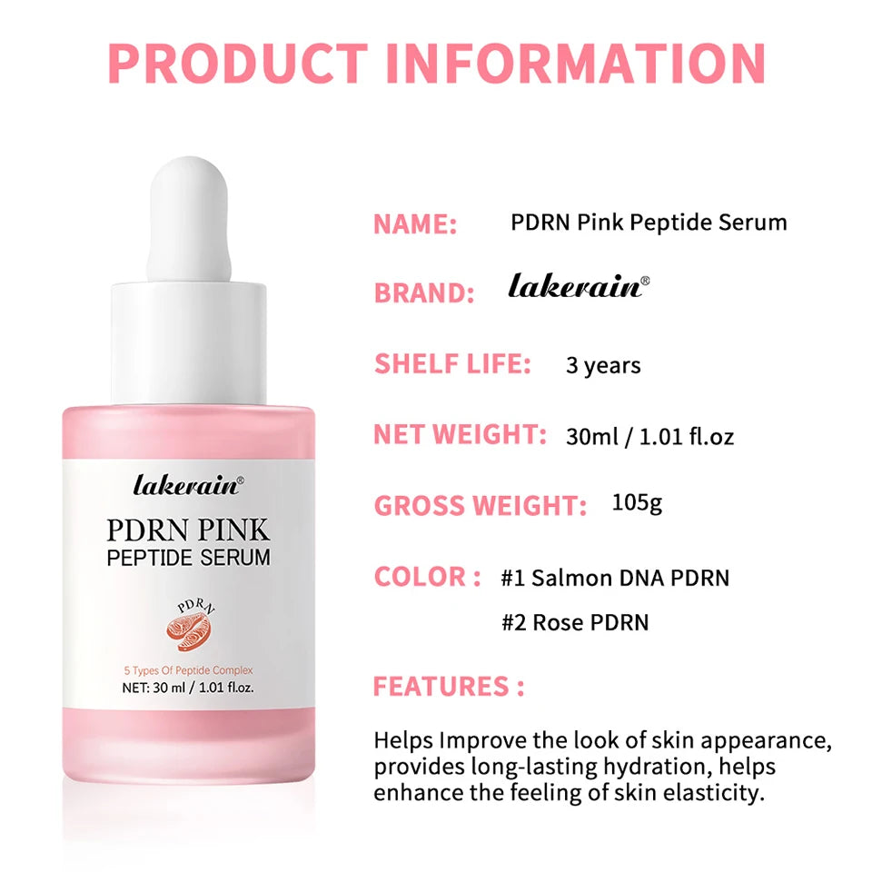 Salmon PDRN Pink Peptide Facial Serum for Glass Skin Glow - 14