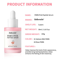 Salmon PDRN Pink Peptide Facial Serum for Glass Skin Glow