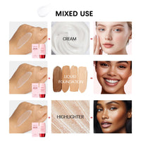 4-Piece Long-Lasting Waterproof Makeup Base and Setting Set