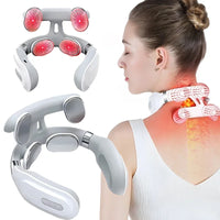 Electric Pulse Neck and Shoulder Massager with Heat Therapy