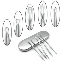 5-Piece Stainless Steel Blackhead and Acne Removal Kit