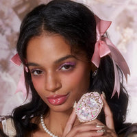 Embossed Strawberry Floral Pressed Powder Blush