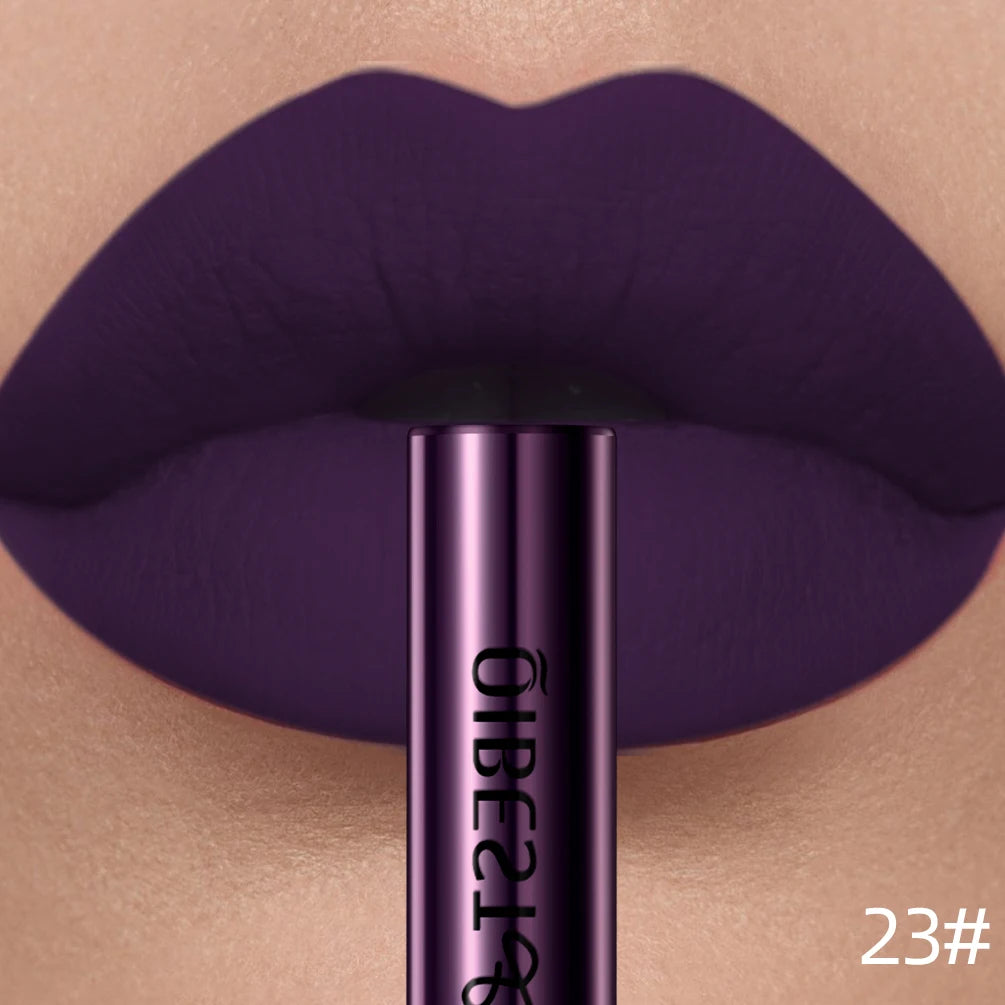 Long-Lasting Waterproof Velvet Matte Liquid Lipstick - 43