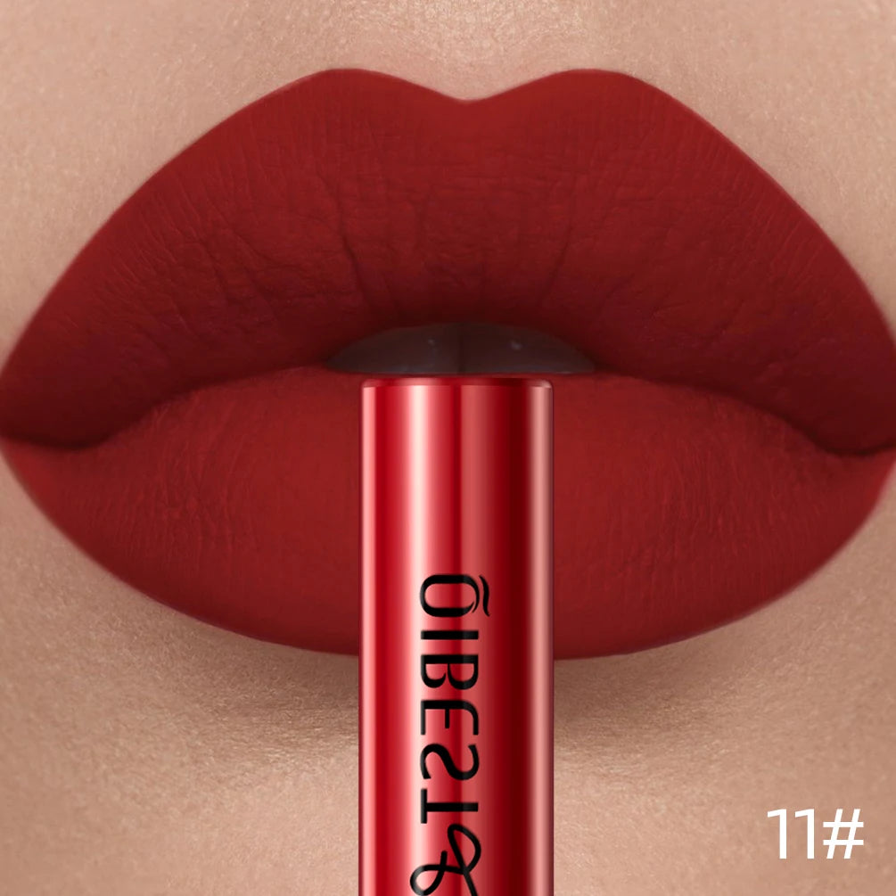 Long-Lasting Waterproof Velvet Matte Liquid Lipstick - 25