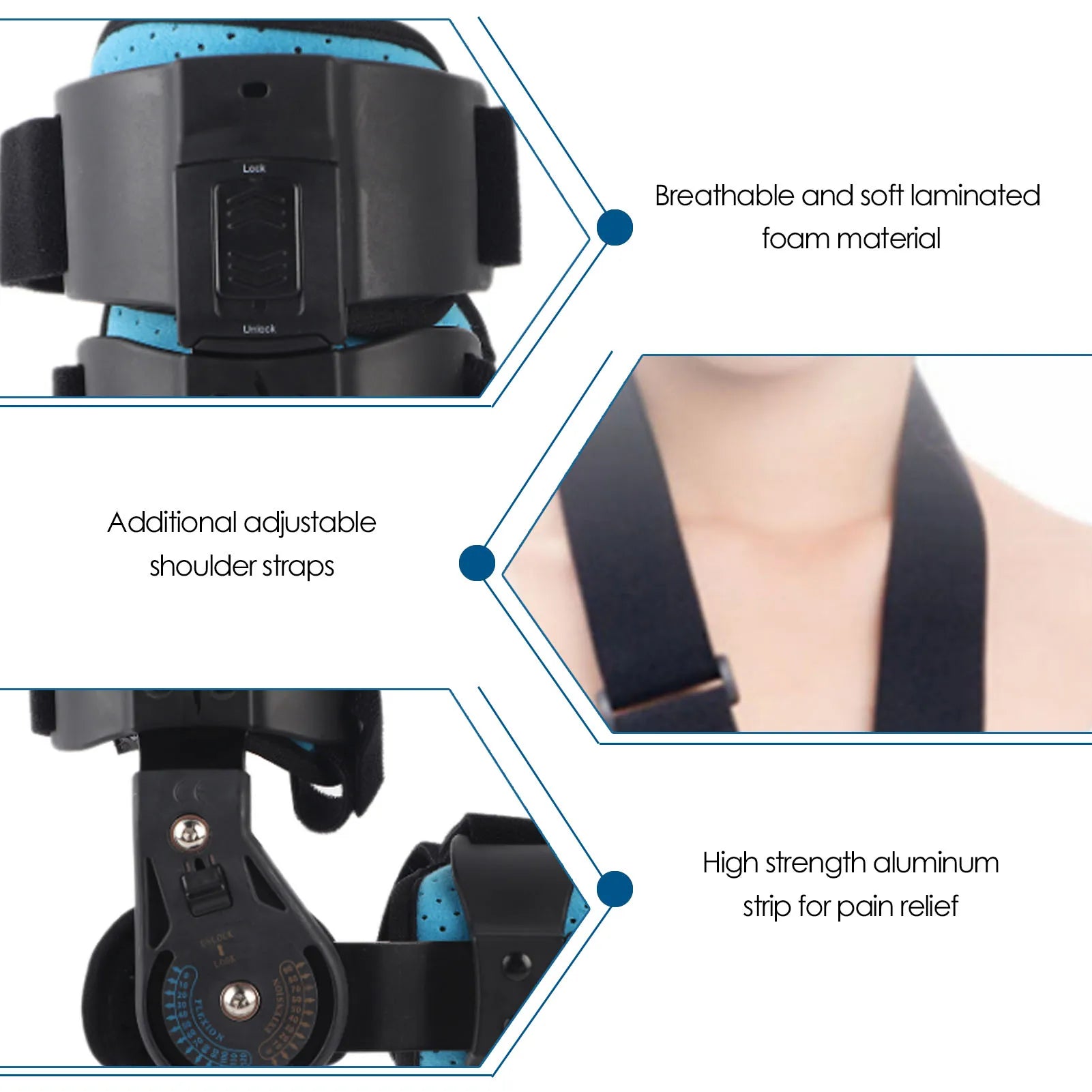 Adjustable Elbow Support Brace for Right Arm Recovery - 2