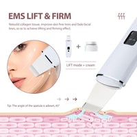 Ultrasonic Facial Skin Scrubber for Deep Pore Cleansing