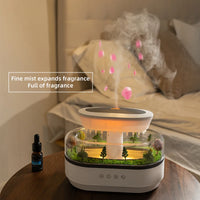 Raindrop Aromatherapy Humidifier with White Noise