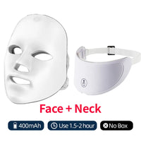 Rechargeable LED Photon Therapy Face and Neck Mask