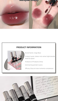 Dual-Ended Water-Matte Lip Tint and Gloss