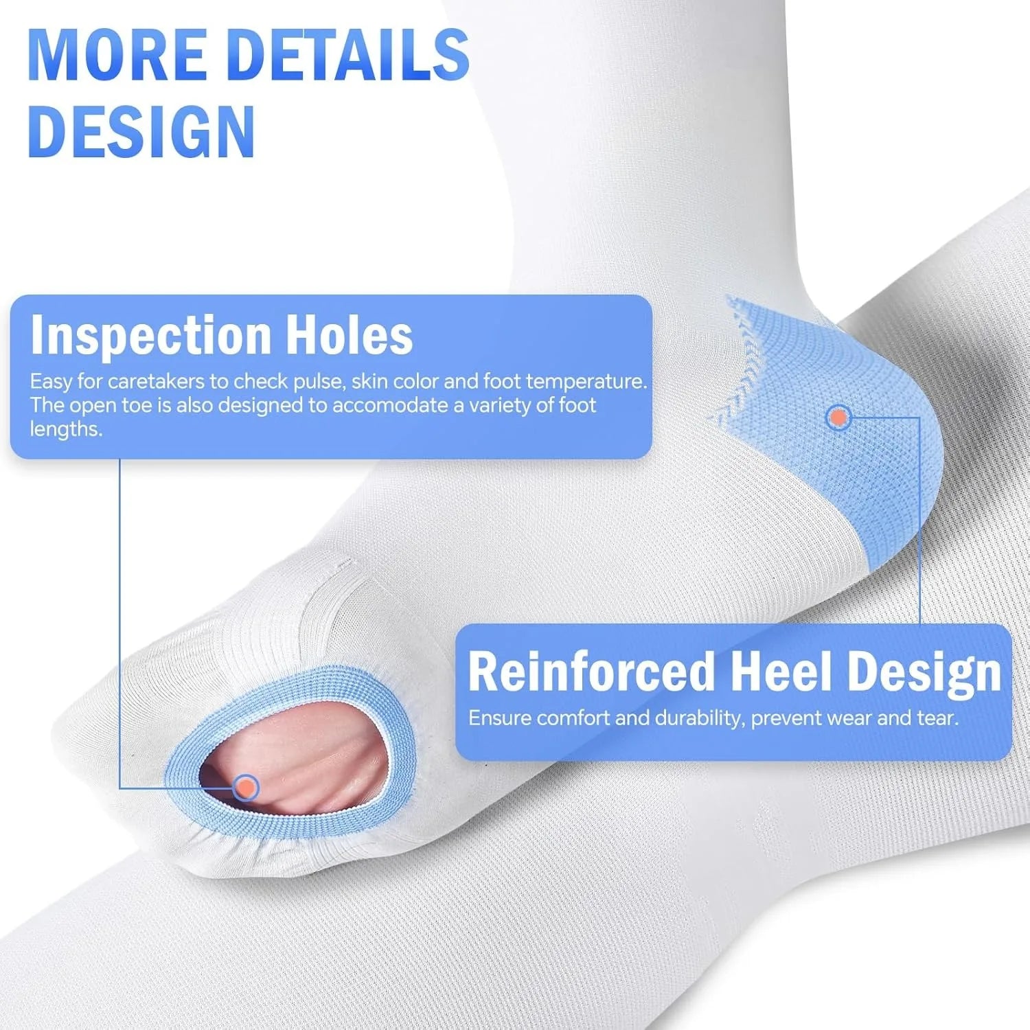 Thigh-High Graduated Compression Stockings 15-20 mmHg - 5