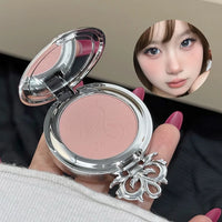 Long-Lasting Matte Pink Powder Blush for Natural Glow