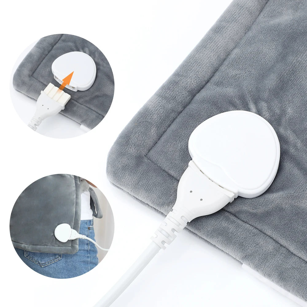 Electric Heated Shawl for Neck, Shoulder, and Back Pain Relief - 13