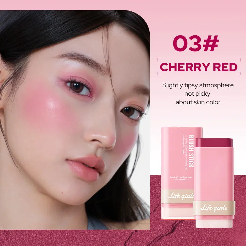 Multi-Purpose Cream Blush Stick for Radiant Cheeks - 23