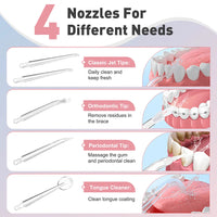 Portable Cordless Water Flosser for Deep Teeth Cleaning