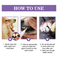 Pet Oral Repair Gel for Teeth Cleaning and Fresh Breath